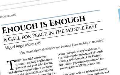 Enough is Enough: A Call for Peace in the Middle East